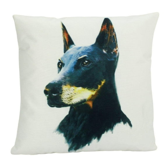 Dobermann | Doberman Pinscher | Doberman Gifts | Doberman Photo | Throw Pillow | Decorative Dog Pillows | Animal Print Decorative Pillows