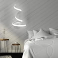 thumbnail image 4 of Aplique de pared LED en espiral moderno Apliques de metal acrílico Lámpara para el hogar (luz blanca), 4 of 5