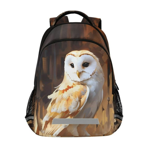 ALAZA Cute Owl Backpack Elementary School Bag Bookbag Travel Rucksack