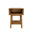 thumbnail image 4 of Max & Lily Nightstand with Cubby Shelf, Wooden Bedside Table, Side Table for Bedroom, 4 of 5