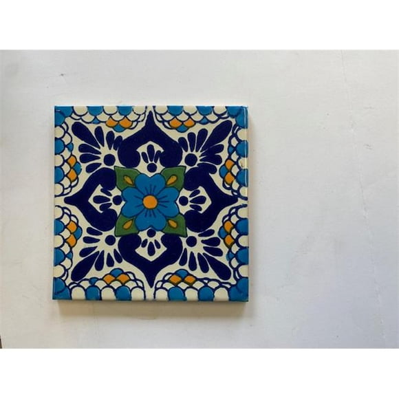 Talavera L114 6X6 6 x 6 in. Mexican Decorative Tiles, L114 - Pack of 4