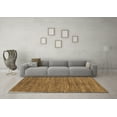 thumbnail image 3 of Ahgly Company Indoor Square Abstract Brown Modern Area Rugs, 7' Square, 3 of 4