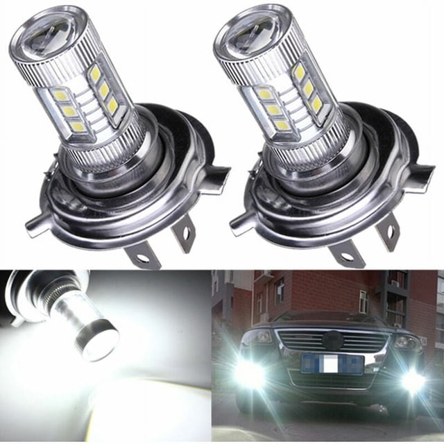 2 bombillas LED de repuesto H4 de 80 W para coche, kit de bombillas LED para faros delanteros, luz superbrillante