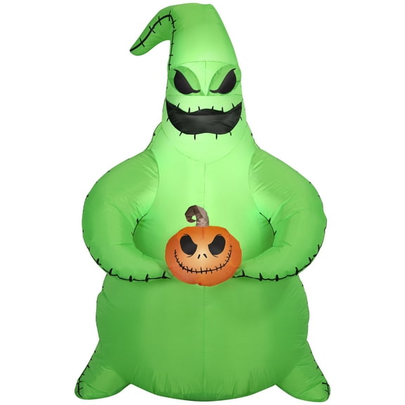 Halloween Airblown Yard Inflatables Oogie & Jack Pumpkin Head 39.37 in x 28.34 in x 59.84 in 3.10 lb