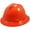 Hi Viz Orange, variant on MSA V-Gard One-Touch Suspensions Full Brim Hard Hats - Hi Viz Orange