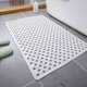 thumbnail image 3 of White Shower Mat, Shower Mat with Suction Cup, Washable Non-Slip Bathtub Mats, Easy to Clean for Bathroom, 3 of 5