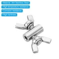 thumbnail image 4 of Unique Bargains 304 Stainless Steel 3mm Hole Wire Rope Clips, 2Pcs Wire Rope Clamp Fasteners Screws, Silver, 4 of 7