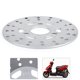 thumbnail image 1 of Disco De Freno, Kit De Frenos De Disco De 155 Mm CON MATERIAL DE METAL DE PARA EL SCOOTER GY6 Z50 Z50A Z50J DR11, 1 of 7