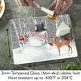 thumbnail image 5 of CounterArt Snow Day 3mm Tempered Glass Cutting Board 10" by 8", 5 of 8