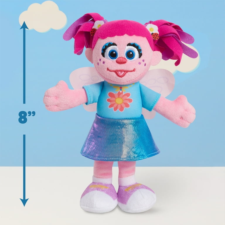Sesame Street Friends 8 inch Abby Cadabby Sustainable Plush Stuffed Toy Kids Toys for Ages 18 month