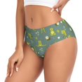thumbnail image 2 of Balery Cute Yoga Frogs Ropa Interior de Algodón para Mujer con Dibujo – Braguitas Cómodas y Elásticas, Estilo Clásico-X-Large, 2 of 6