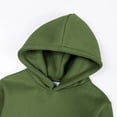 thumbnail image 7 of Kids Cotton Sweatsuits Girls Boys Fleece Lined Winter Outfits 2 Piece Sets Hoodies Joggers Sweatpants with Pockets Green, Size 3-4 Y, 7 of 7