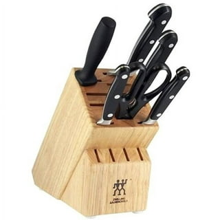 Commercial CHEF 6 pc. Kitchen Knife Set with Block, CHFC6L