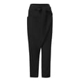 thumbnail image 3 of ZANZEA Women High Waist Side Zipper Big Pocket Asymmetrical Harem Pants, 3 of 5