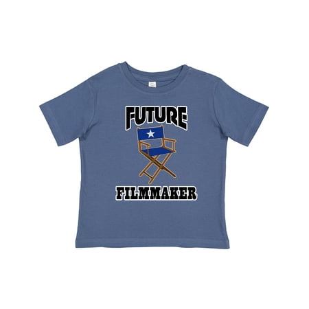 Inktastic Future Filmmaker Director Chair Boys or Girls Toddler T-Shirt