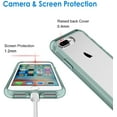 thumbnail image 5 of JETech Case for iPhone 8 Plus and iPhone 7 Plus 5.5-Inch, Shock-Absorption Bumper Cover, Anti-Scratch Clear Back, Midnight Green, 5 of 6