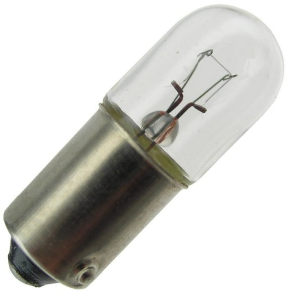 1843 Miniature Light Bulb, 28 Volts, BA9S Base, (10 Pack)