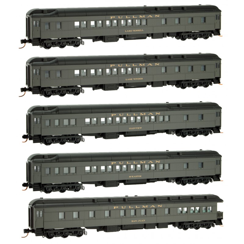 MicroTrains MTL NScale Pullman Heavyweight Passenger Cars (Pullman