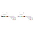 thumbnail image 1 of 2X Sun Catcher Feng Shui Crystals Window Large Drop Prism Home Decoration, 1 of 8