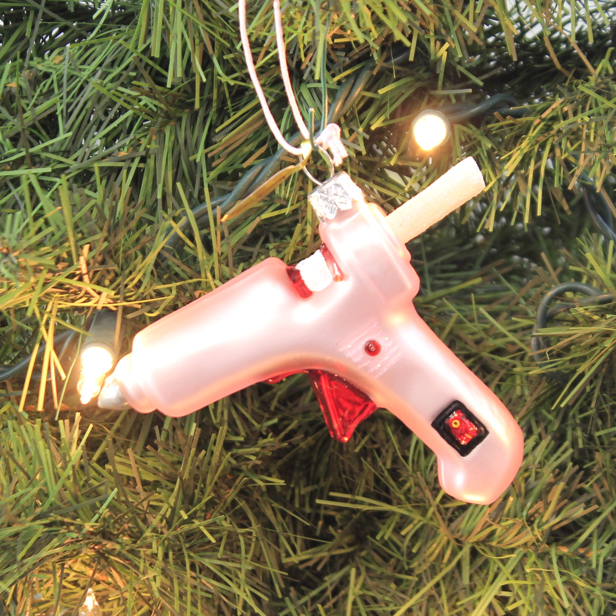 Holiday Ornament Glue Gun - One Ornament 3 Inches - Crafter Scrapbooking  Diy - Go8006 - Glass - Pink : Target