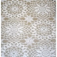 thumbnail image 2 of Tablecloths, Vinyl Crochet, Stain Resistant and Nonslip White (54x 72 Inches Rectangle), 2 of 2