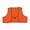 Orange, variant on Blaze Plastic Safety Vest, Orange - One Size Fits All, Pack of 12