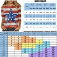 thumbnail image 3 of 4th of July 3/4 Sleeve Shirt for Women Independence Day Patriotic Shirt USA Flag T-Shirt Cute Graphic Tees USA Flag Patriotic Tshirts Tunic Tops, 3 of 6