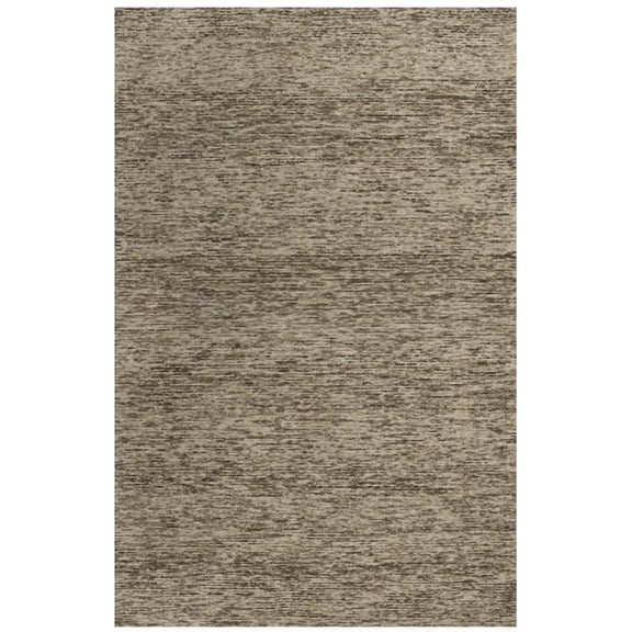 Alora Decor Laine 7'6"x9'6" Stripes Brown/Beige Hand-Tufted Area Rug