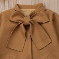 thumbnail image 5 of Mercatoo Toddler Girls Trench Coat Long Winter Jacket Kids Girls' Dress Coat Wool Blend Long Peacoat Faux Fu𝐫 Jacket Outerwear, 5 of 7