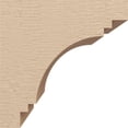 thumbnail image 3 of 7"W x 7"D x 7"H Wide Pescadero Rough Cedar Woodgrain TimberThane Corbel, Primed Tan, 3 of 6