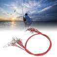 thumbnail image 4 of Leaders de Ligne de Pêche, Leaders de Pêche de Force de Traction Forte avec des Pivots pour la Rivière Rouge, Vert, Noir, 4 of 8