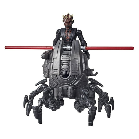 Star Wars Mission Fleet Gear Class Darth Maul Sith Probe Pursuit 2.5-Inch-Scale Figure and Vehicle, Toys for Kids Ages 4 and Up