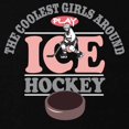 thumbnail image 3 of CafePress - Coolest Girls Play Hockey Kids Dark T Shirt - Dark T-Shirt Kids XS-XL, 3 of 4
