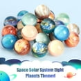 thumbnail image 2 of Trianu Planet Bouncy Balls, 24 Pack 30mm Solar System Planets Bouncing Balls for Space Party Favors, Rubber Bounce Balls Bag Filling, Classroom Prizes, Space Party Toys, 2 of 9