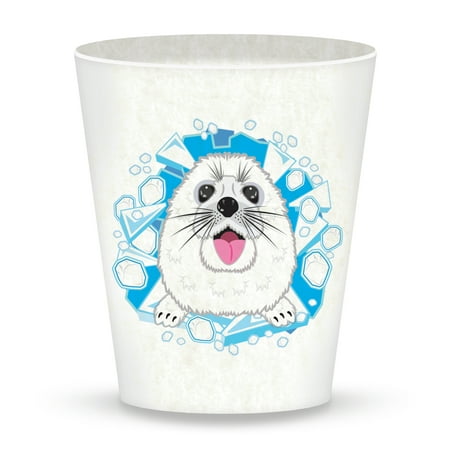 

Ecoware Beaker - Seal from Deluxebase. Animal dinnerware eco-friendly tumbler for kids made from bamboo and bio-based materials
