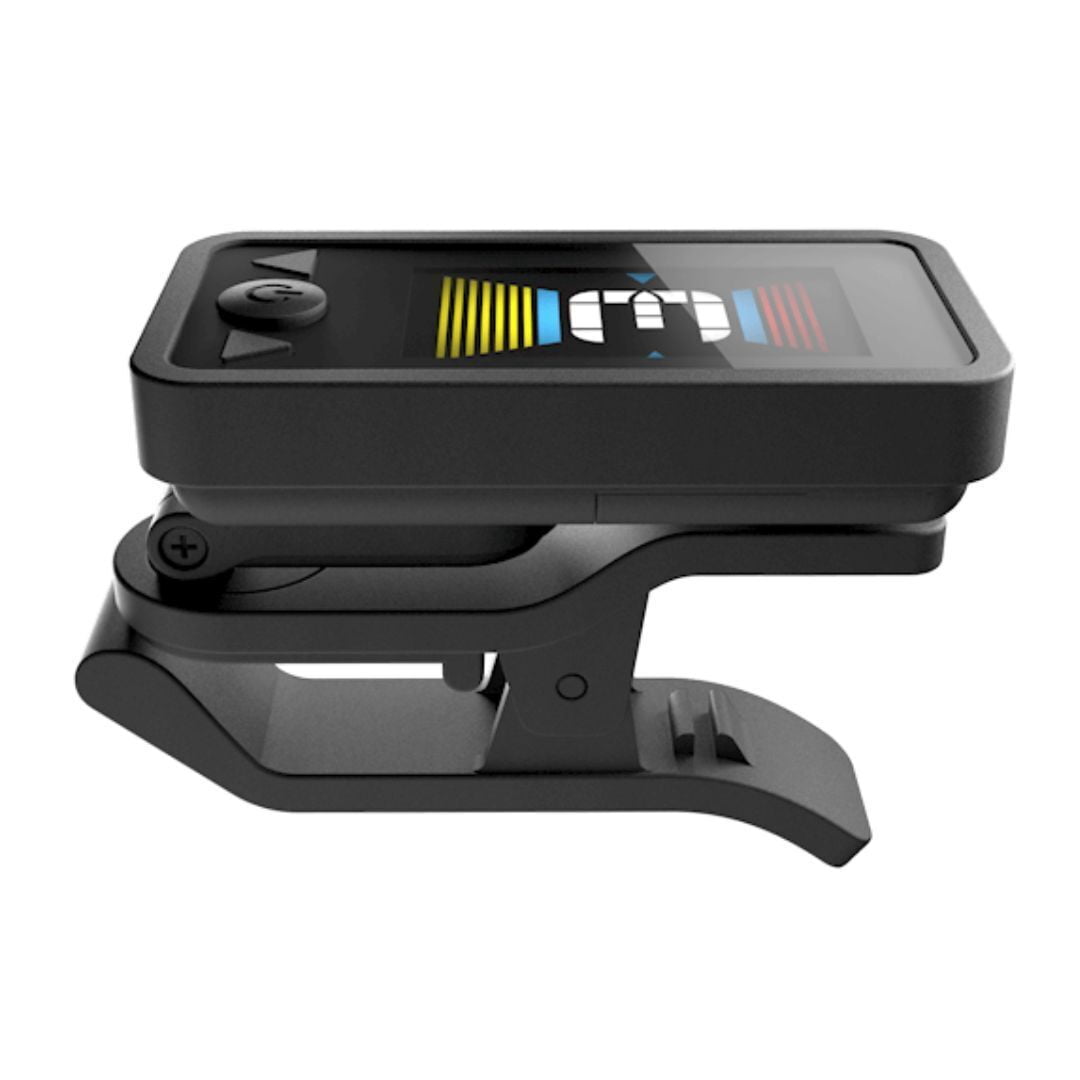 D'Addario Eclipse Headstock Rechargeable Tuner with Multi-Swivel Action, LCD Display and Auto Power-Off for Guitars and Ukulele