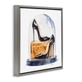 thumbnail image 2 of Stupell Industries Traditional Black High Heels Dome Gray Floating Frame Canvas Art, 25 x 25, by Amanda Greenwood, 2 of 8