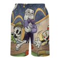 thumbnail image 5 of Cuphead Short Sweatpants Summer Daily Cozy Lounge Shorts 3D Printed Beach Shorts Sweatpants With Drawstring And Pockets, 5 of 7