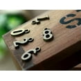 thumbnail image 6 of U8MO 50 Bronze Tone Alloy Number "0-9" Charm Pendants Craft Jewelry Making, 6 of 6