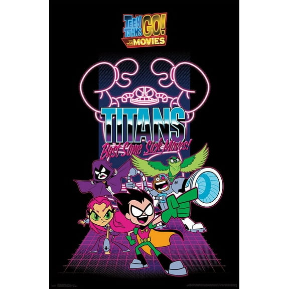 DC Comics Movie - Teen Titans Go! To The Movies - Group Wall Poster, 22.375" x 34"
