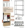 thumbnail image 2 of Quantum Storage RWR72-1830LD 1 Box Wire Shelving Unit- 30 x 18 x 72 in., 2 of 2