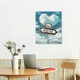 thumbnail image 3 of Nawypu  Canvas Wall Art, Lovers Crossroads Street Sign Custom Art Canvas or Poster, Anniversary, Couple Gift, Wedding Gift Canvas Wall Art Print for Home, Gift for Her, Gift for Him, 3 of 5