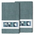 thumbnail image 5 of Authentic Hotel and Spa  100% Turkish Cotton Ava 2PC Embellished Bath Towel Set Cream, 5 of 5