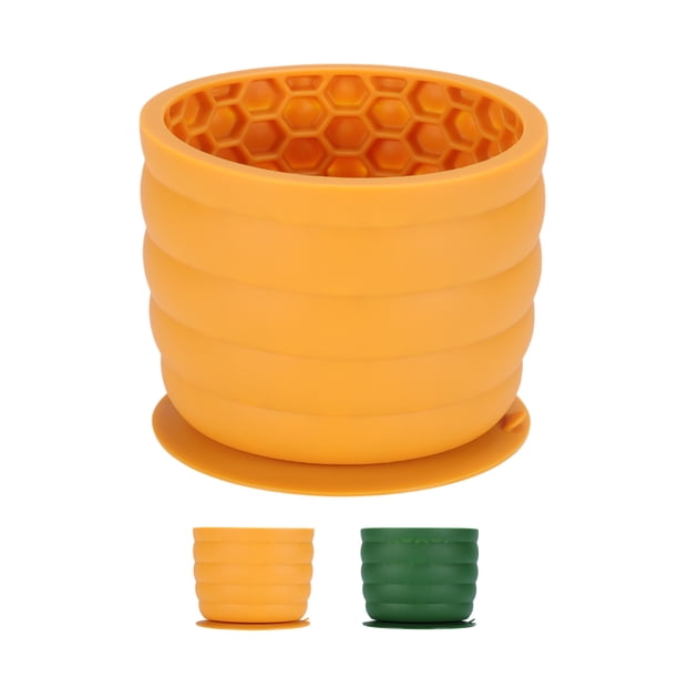 Juguete dispensador de golosinas para perros Unique Bargains, juguete interactivo y masticable, amarillo, grande