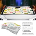 thumbnail image 4 of Kdxio Medical Icons Print Front Windshield Sun Shade,Folding Auto Sunshade for Car Truck SUV-Small, 4 of 7