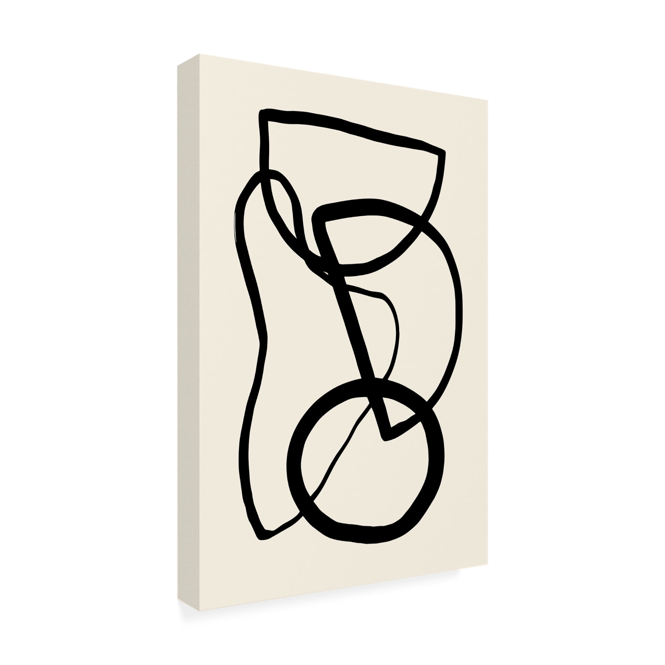 Canvas Wall Art - Pictufy Studio 'Shape 05' Wall Art for Living Room, Bedroom, or Office Décor by Trademark Fine Art - 22 x 32 Inches