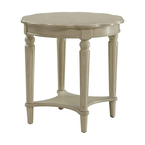 Ergode End Table Antique White