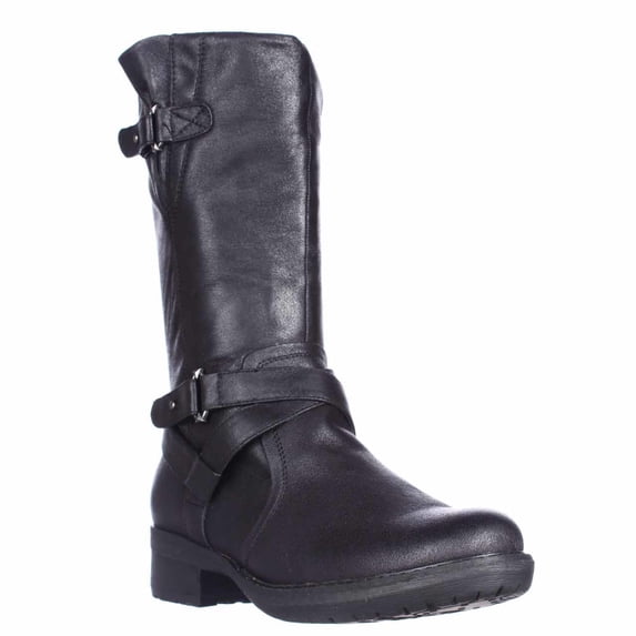 Womens BareTraps Harly Motorcycle Boots - Black