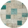 thumbnail image 1 of Ahgly Company Machine Washable Indoor Round Contemporary Sage Green Area Rugs, 4' Round, 1 of 7