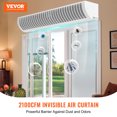 thumbnail image 2 of VEVOR 60" Commercial Indoor Air Curtain Super Power 2 Speeds 2100CFM, Wall Mounted Air Curtains for Doors, Indoor Over Door Fan with Heavy Duty Limit Switch, Easy-Install 110V Unheated, 2 of 9